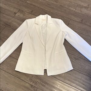 NWOT TEA N ROSE double breasted blazer in white size S
